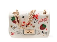 Geanta ALDO alba, LOVEBAG 100, din piele ecologica