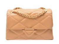 Geanta ALDO bej, PUFFQUILTSMALL 271, din piele ecologica