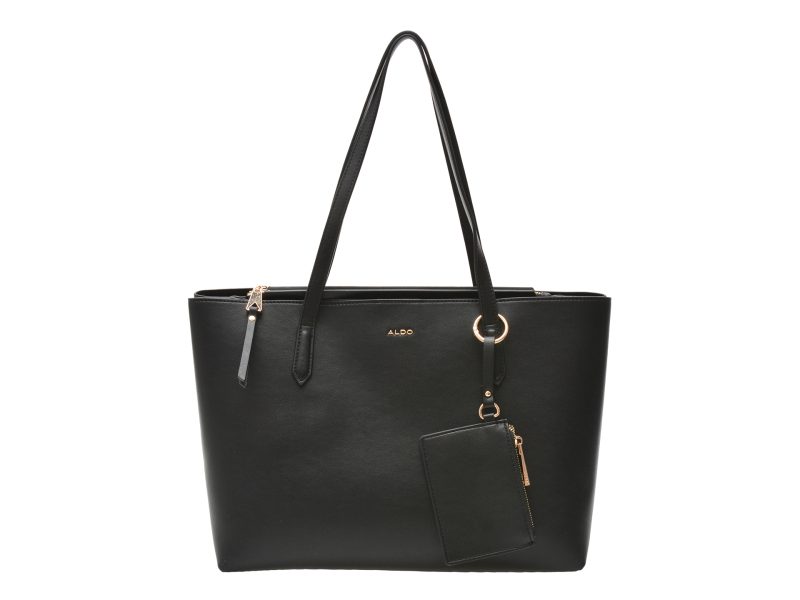 Geanta ALDO neagra, YSABELLE 001, din piele ecologica