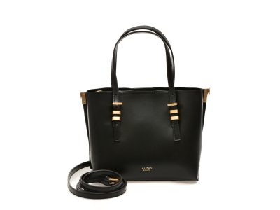 Geanta ALDO neagra, ELONORIA 006, din piele ecologica