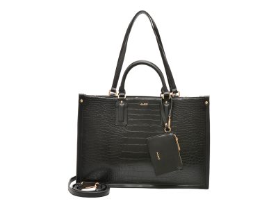 Geanta ALDO neagra, CARIEMA 001, din piele ecologica