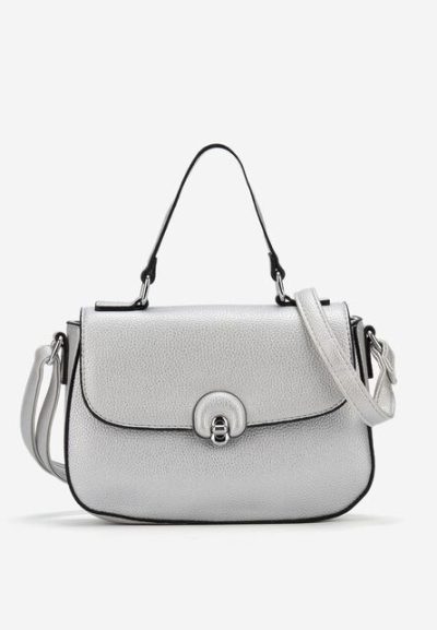 Geanta Crossbody Brenna argintie