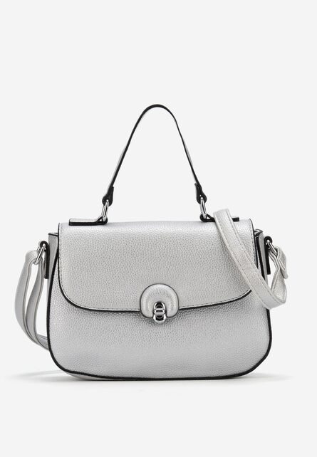 Geanta Crossbody Brenna argintie