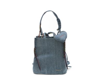 Geanta DESIGUAL albastra, SAKD08, din material textil