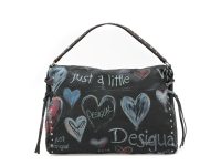Geanta DESIGUAL bleumarin, SAXA56, din material textil