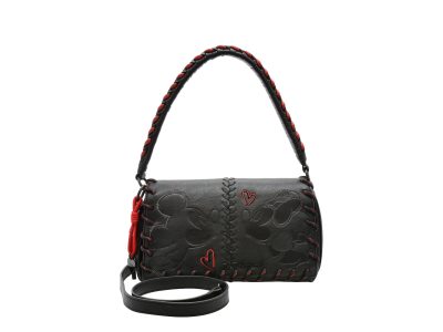 Geanta DESIGUAL neagra, SAXP85, din piele ecologica