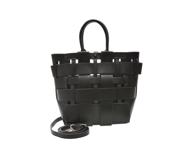 Geanta EPICA neagra, NF008, din piele ecologica