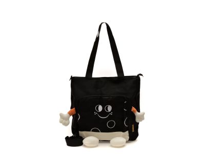 Geanta FLAVIA PASSINI neagra, W836, din material textil