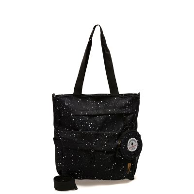 Geanta FLAVIA PASSINI neagra, W846, din material textil