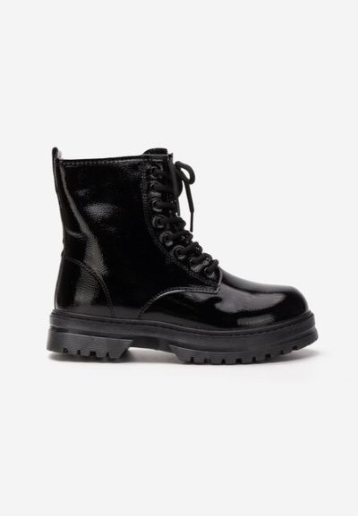 Ghete copii Crinkle negre