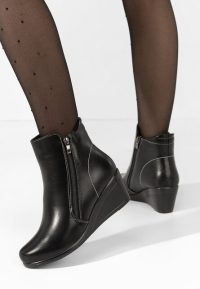 Ghete cu platforma Armandina negre