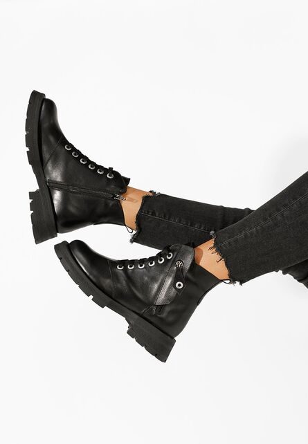 Ghete dama piele Kaolia negre