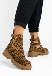 Ghete dama toamna Audrie leopard