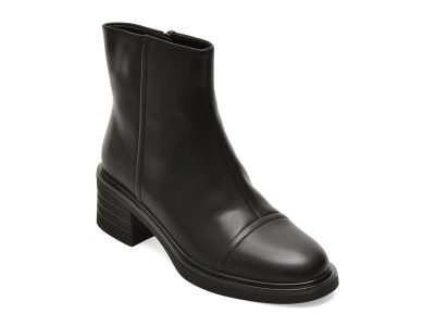 Ghete FLAVIA PASSINI negre, 86662, din piele naturala