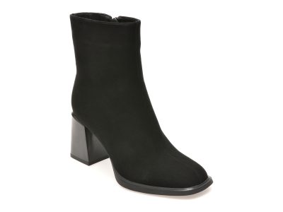 Ghete FLAVIA PASSINI negre, AC6164, din piele intoarsa