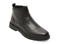 Ghete GEOX negre, U46HNC, din piele naturala
