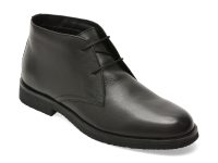 Ghete GEOX negre, U6658D, din piele naturala