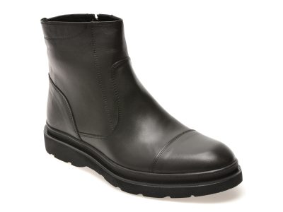 Ghete OTTER negre, 52135, din piele naturala