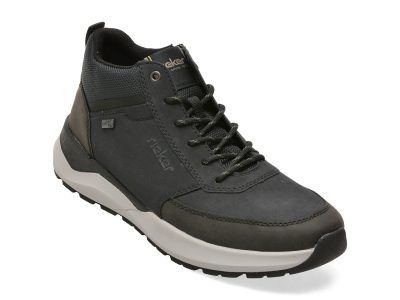 Ghete RIEKER bleumarin, 6003, din piele ecologica