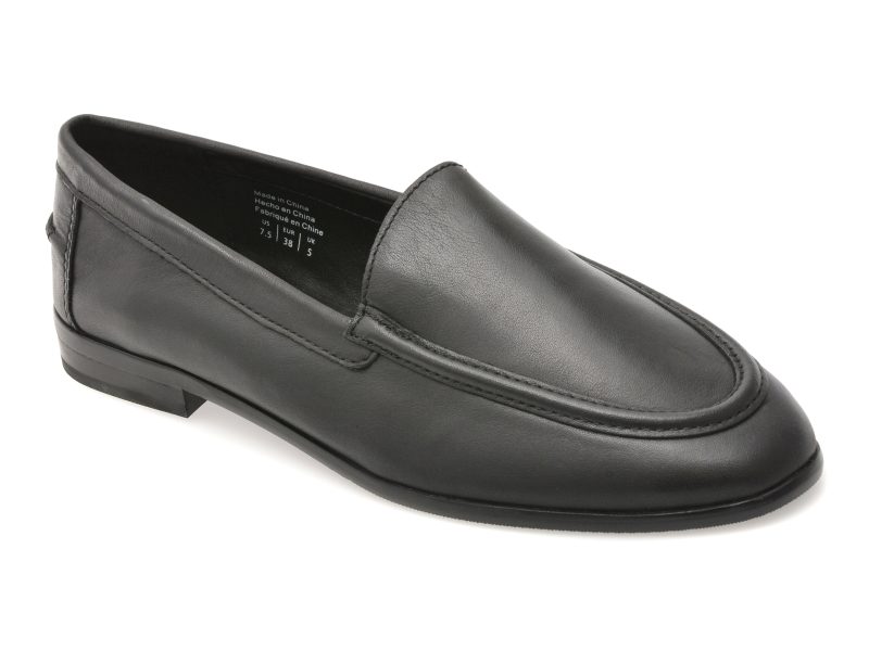 Mocasini ALDO negri, AMBAR 001, din piele naturala