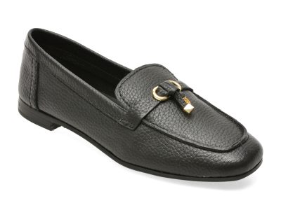 Mocasini ALDO negri, YBILIDE 007, din piele naturala