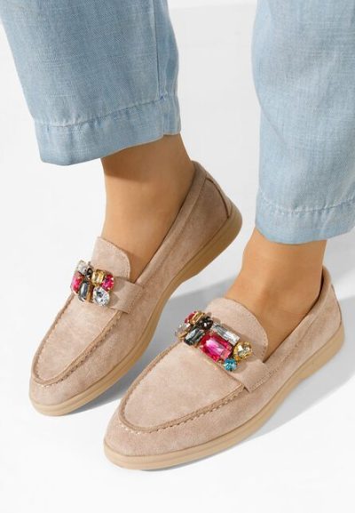 Mocasini dama eleganti Maceira V9 kaki