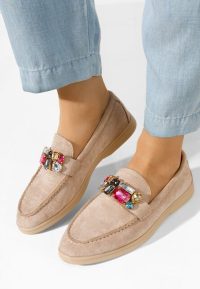 Mocasini dama eleganti Maceira V9 kaki