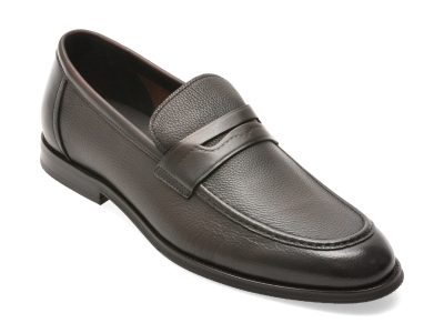 Mocasini eleganti EPICA maro, RT130, din piele naturala