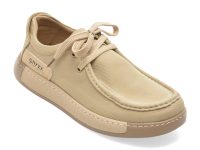 Mocasini GRYXX bej, 93662, din material textil