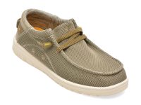 Mocasini JEEP kaki, 61115, din material textil