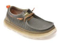 Mocasini JEEP kaki, 61090, din material textil