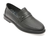 Mocasini SHOWMAN negri, SH5101, din piele naturala