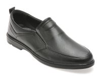 Mocasini SHOWMAN negri, SH8502, din piele naturala