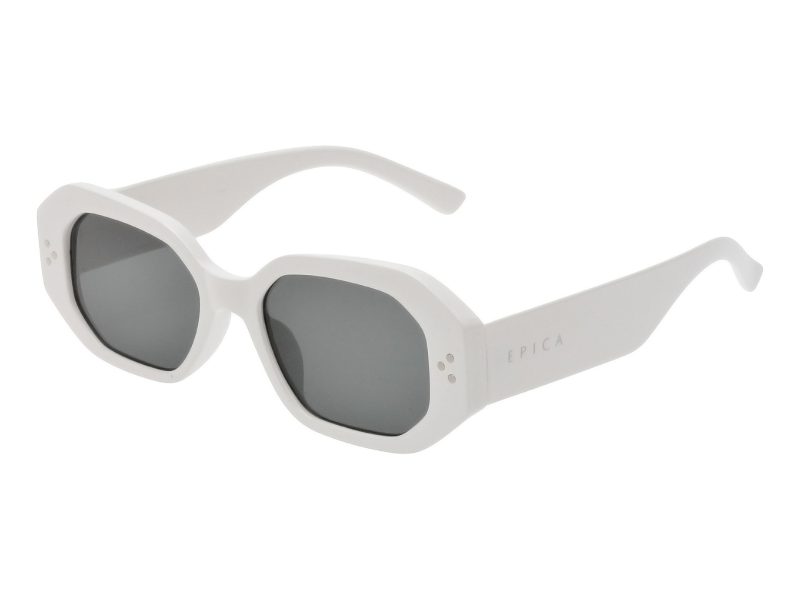 Ochelari de soare EPICA albi, 328948, din pvc