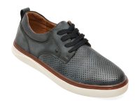 Pantofi BITE THE BULLET bleumarin, Q165, din piele naturala