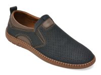 Pantofi BITE THE BULLET bleumarin, Q212, din piele naturala