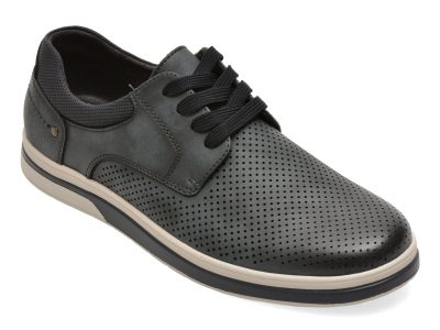 Pantofi BITE THE BULLET bleumarin, Q283, din piele naturala