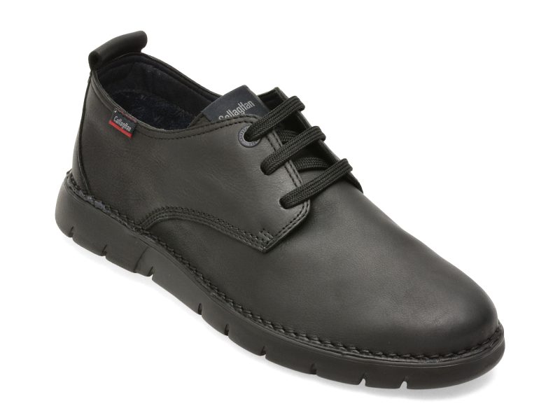 Pantofi CALLAGHAN negri, 57703, din piele naturala