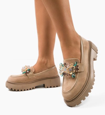 Pantofi Casual Barry Khaki
