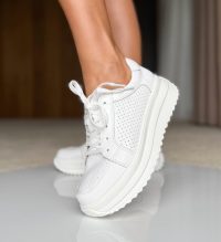 Pantofi Casual Cazmi Albi