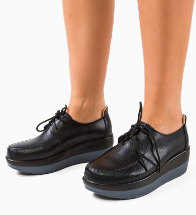 Pantofi Casual Creamt Negri