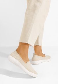 Pantofi casual damă Akova bej