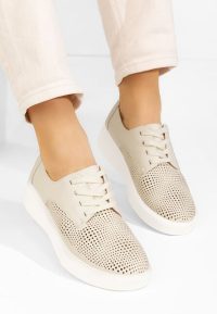 Pantofi casual dama Desiree bej