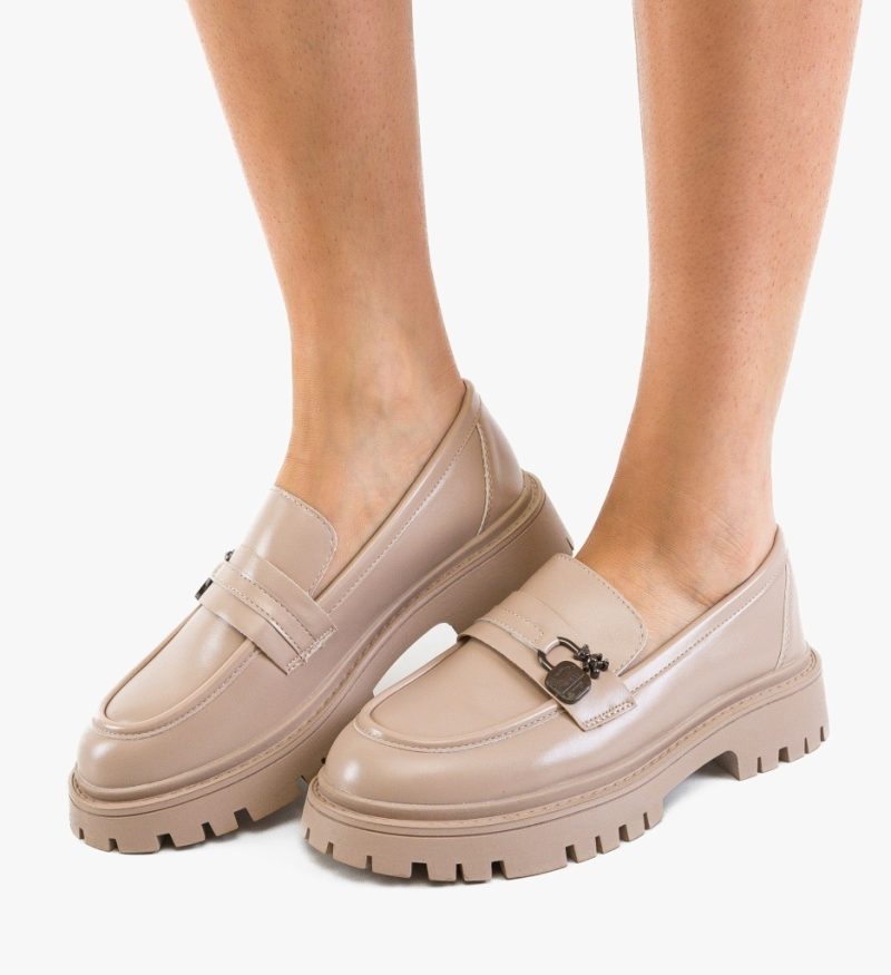 Pantofi casual dama Dufren Bej