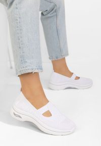 Pantofi casual damă Freeda albi