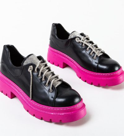 Pantofi casual dama Friday Negri 4