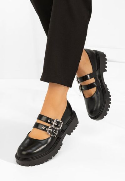 Pantofi casual damă Geovania negri