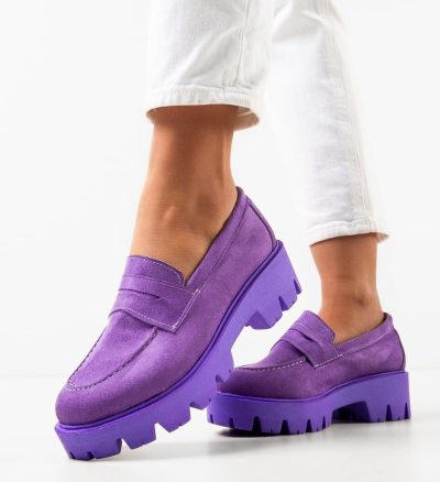 Pantofi Casual dama Gyna Mov