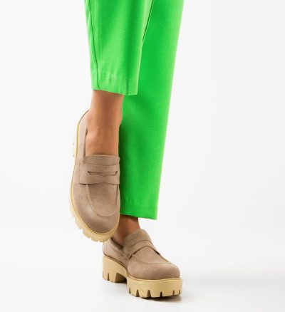 Pantofi Casual dama Kardy Bej