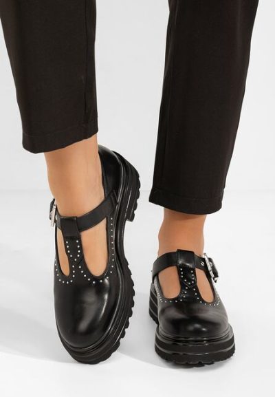 Pantofi casual damă Pietrina negri